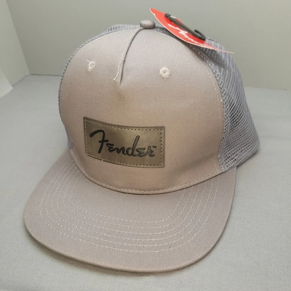 Fender Space Rock Snapback Hat Gray 2023 NWT Adjustable Cap